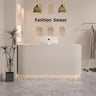 Modern Simple Reception Desk Proffesional Light Luxury Institute Beauty Counter Reception Desk Office Beauty Salon Furniture