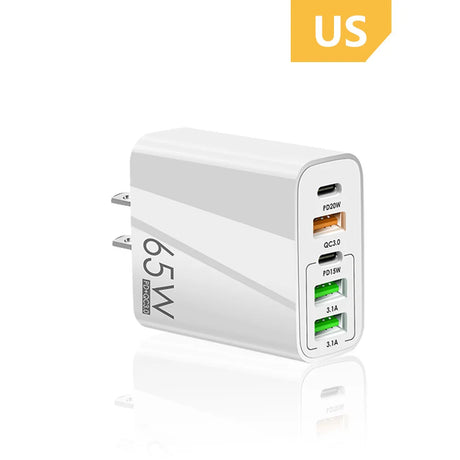 USB C Charger Fast Charging 65W Type C PD QC3.0 Mobile Phone Adapter For iPhone Xiaomi Huawei Samsung ipad Realme oneplus Tablet