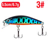 Fishing Tackle Bionic Submerged Crankbait Fishing Gear Fishing Lures Fishing Bait Fishhook 3d Eyes Artificial Hard Baits Fishing