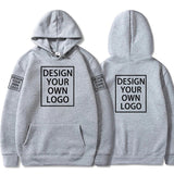 Customized Men Sweatshirt Pullovers Men's Pullovers Custom Hoodie Personalized Logo Badges Custom Top Unisex Sweetshirts S-4XL