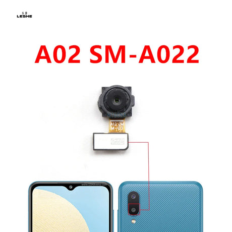 For Samsung Galaxy A02 A022 SM-A022 Small Front Camera Macro Big Back Rear Main Camera Flex Cable