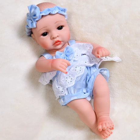 30cm Reborn Dolls Baby Reborn Toys Doll Waterproof Vinyl Bebe Doll Cute Mini Reborn Baby Doll For Girls Birthday Gift