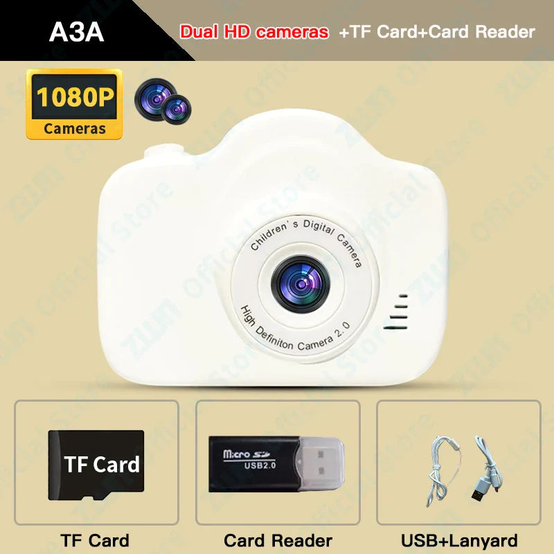 Children 1080P HD Digital Camera Toys Instant Print for Kids Thermal Print Camera Instant Print Photo Video With 32G Memory Card