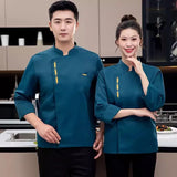 Hotel Chef Uniform Restaurant Chef coat Professional Clothes Cooking Waiter Coat Outfit Kitchen Work Chef Jackets custom logo