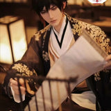 Genshin impact Zhongli Cosplay men's clothing cosplay anime clothing Lanterns shining in shadow  awesome boy student adult hanfu