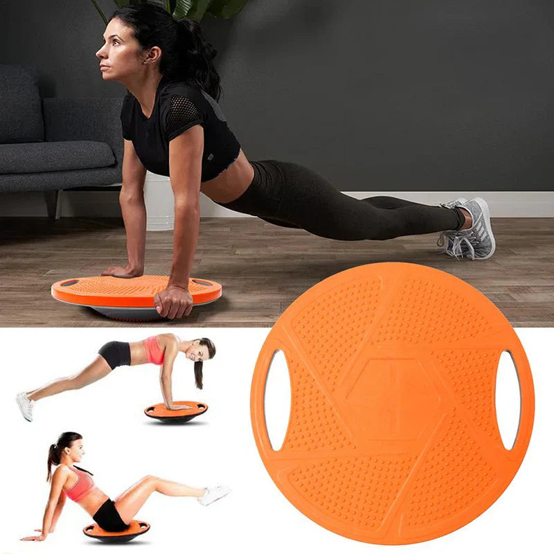 Portable PP Skid-Proof 360°Circular Wobble Balance Board Yoga Cardio  Pedals Home Gym Fitness Core Stability Waist Twist Trainer