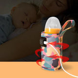 USB Milk Water Warmer Travel Stroller Insulated Bag Baby Nursing Bottle Heater Safe Kids Supplies for Outdoor Winter