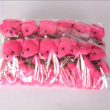 12Pcs/Lot Soft Stuffed Bear Plush Toys Mini Teddy Bear Dolls Toy Small Gift Party Wedding Keychain Bag Pendant Teddy Key Chain