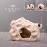 Clay Aquarium Decoration Ceramics Fish Tank Landscaping Shrimp Shelter Spawning Tank Breeding House Cave Pottery Pot Ornaments