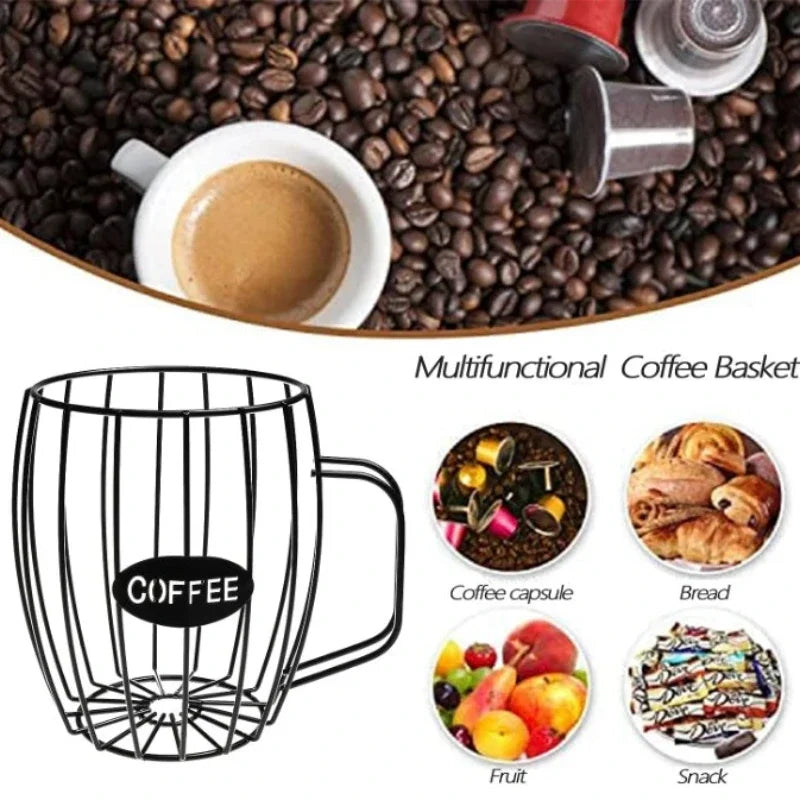 Desktop Coffee Capsule Holder for Nespresso Accesorios  Durability Coffee Pods Organizer for Home Kitchen Bar Coffeeware Teaware