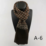 New Fashion Spring Winter Silk Scarf for Men Luxury Brand Designer Scarves Plaid for Women Scarf To Keep Warm