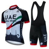 UAE Cycling Mtb Tricuta Man Uniform Men's Clothing Pants Jersey Costume Bike Clothes Shorts 2024 Laser Cut Mens Complete Bib Gel