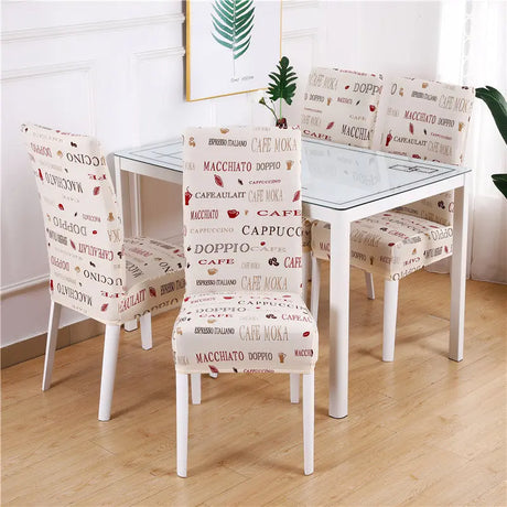 Dining Chair Cover Elastic Cheap Anti-dirty Slipcover Seat Chair Cover for Living Room Kitchen Wedding Banquet Party Removable