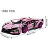 Riceblock Technical 1:14 Racing Sport Car Model Building Blocks Bricks MOC City Vehicle Supercar Adult Toy For Boy Children Gift