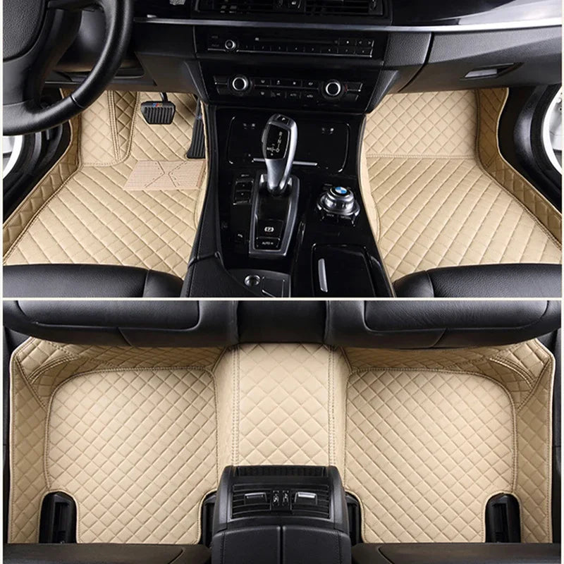 Custom Car Floor Mats for Mercedes Benz C Class W203 2004-2007 W204 W205 W206 2023 Years Interior Details Car Accessories Carpet