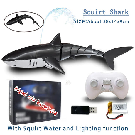 Water Swimming Pools Tub Beach Sand Simulation Remote Control Sharks Robot Kids Bath Toys for Boys Children Rc Animals Fish Ship