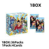 One Piece Collection Cards Box Booster Pack Anime Luffy Zoro Nami Chopper TCG Game Playing Game Cards