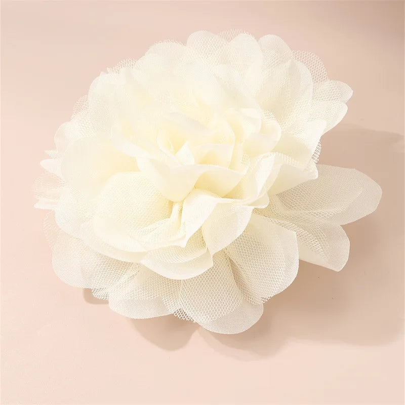 Brooch New Red Bridal Brooches Big Flower Women's Jewelry