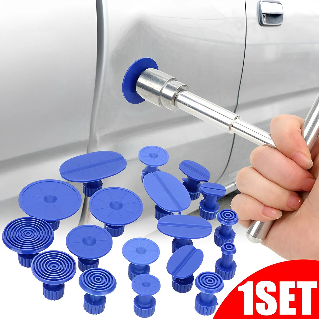 Car Body Dent Puller Suction Cup Kit Paintless Dents Remover Hand Repair Tools Universal Auto Body Dent Removing Kits