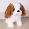 18CM Electric Simulation Puppy Plush Toys Interactive Cute Dog Robot Funny Wagging Shaking Toy for Kids Birthday  Xmas Gift