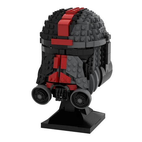 Space Wars Wreckers- Helmets Samurai Helmet Building Blocks Bountyed-Hunter-Helmets Collection Bricks Toy for Kids gift