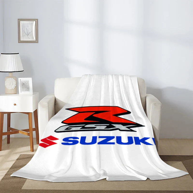 S-Suzuki Blankets for Decorative Sofa Blankets & Throws Child Blanket Summer Comforter Furry Throw Bed Double Fluffy Soft Custom