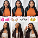 Ali Pearl Hair Straight Human Hair Bundles Deal Peruvian 100% Human Hair Weave Bundles 10-36 Inch Natural Color Remy Hair