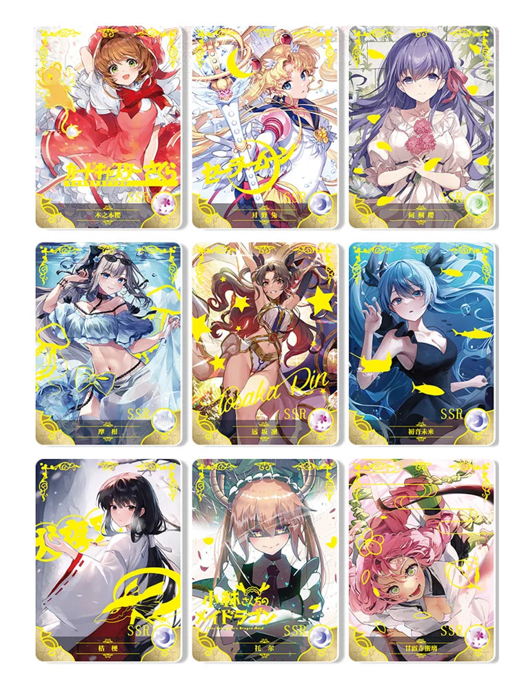 Goddess Card Stories Booster Box Anime Flash Card Games Girl Sailor Moon Swimsuit Bikini Collection Party Game Card Toys Gift