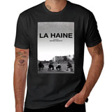 New La Haine Poster Film Movie T-Shirt quick drying shirt anime cute tops summer tops mens plain t shirts