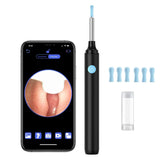 Visual Ear Cleaner with Camera Silicone Ear Spoon Otoscope 8MP Ear Wax Removal with 6 LEDS for Kids and Adults Ear Health Care