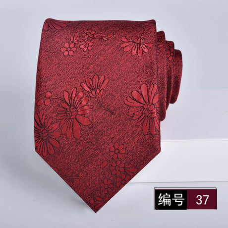 ties for men 2024 Luxury Wine Red Groom Wedding Accessories Dot Stripe gravata 8cm Necktie Kravaty Corbatas De Hombres