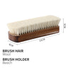 Premium beech wood wool hair Shoe brush for cleaning polishing leather Shoe care Multifunctional Soft wool shoe brush