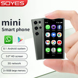 SOYES S23 Mini Smartphones Android 8.1 Dual SIM 3.0'' HD 1000mAh Battery WIFI Bluetooth 3G Small Mobile Phone