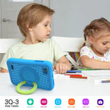 QPS 8" Kid Tablet Android12 2GB 32GB Quad Core WIFI  Google Play Children Tablet for kids in Hebrew Kids-proof Case 4000mAH