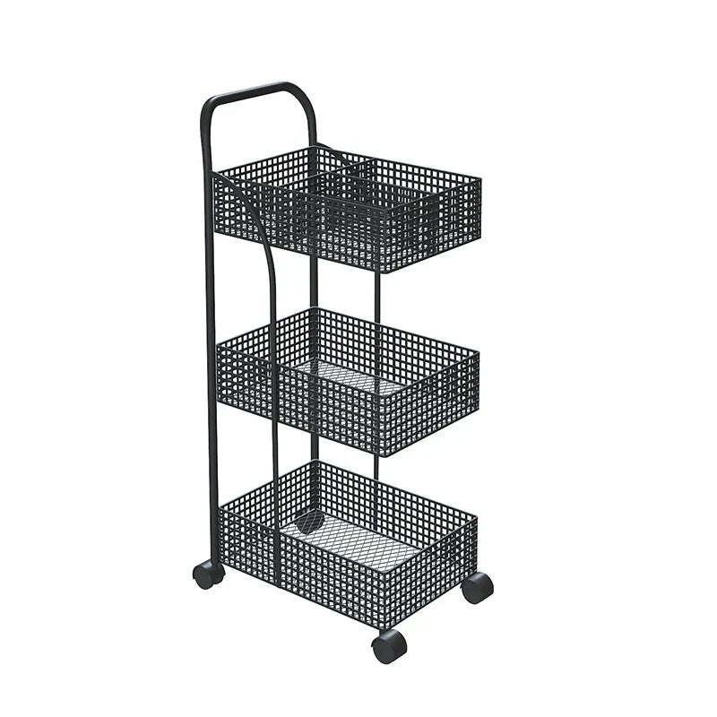 Utility Bathroom Cabinets Trolley Storage Bookcase Metal Basket Kitchen Trolley Wine Grocery Archivadores Restaurant Furiture