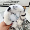 Real Rex Rabbit Hair Headband Fur Hairpin Korean Style Ins Internet Celebrity Accessories Band Leopard Print Plush Headdress