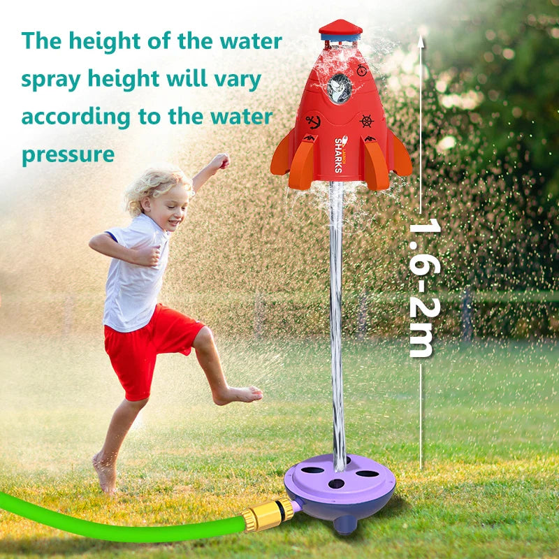 Interesting Water Pressure Rocket Launcher Outdoor Parent-child Interaction Games Sports Water Toys Watering Boys Girls Children