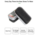 1Pc Suede Shoe Brush Plastic Sponge Shoe Cleaning for Suede Boots Nubuck Velvet Bags Matte Leather Shoes Care Cleaner Sneakers