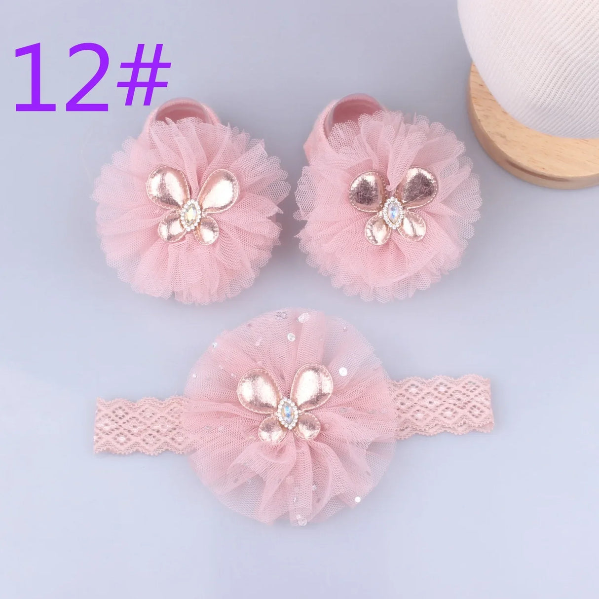 1 Set Cute Gift Bow Flowers Baby Girls Headband Socks Cartoon Animal Bow Newborn Girls Hair Band Kids Headwear Hair Accessories