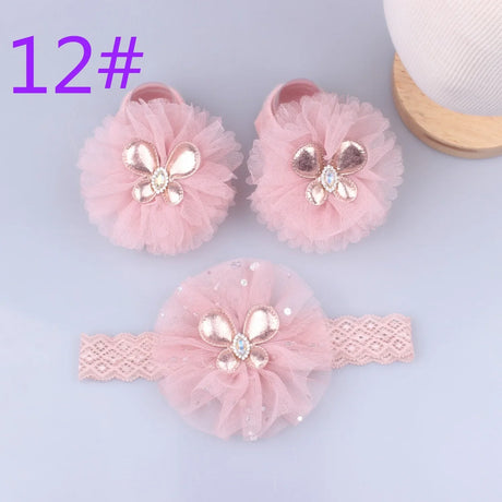 1 Set Cute Gift Bow Flowers Baby Girls Headband Socks Cartoon Animal Bow Newborn Girls Hair Band Kids Headwear Hair Accessories