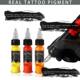 7/14 color tattoo ink set, 0.5oz (15ml), professional tattoo ink, suitable for professional tattoo artists and artists