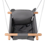 Multifunctional Wood Cloth Baby Swing Hanging Basket Young Kids Toy Baby Swing Patio Swings