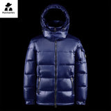 2023 Winter Men's Down Jacket Light Luxury Thick Men's And Women's White Duck Down Jacket Brand Warm Short Hooded Coat Ski Suit