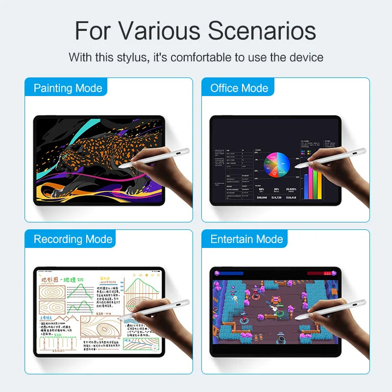 AJIUYU Stylus Pen For Lenovo Tab M10 Plus 3rd Gen 10.6" M10 HD 2nd Gen 10.1 TB-X306F Screen Touch Smart Pen Pencil Thin Drawing