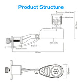 Rain Seer Wired Rainfall Sensor Home Garden Connected Devices Kit Irrigation Water Timer Can Connect Electromagnetic Valve