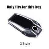 Car Carbon Fibre Key Cover Case Shell For BMW 5 7 Series G11 G12 G30 G31 G32 I8 I12 I15 G01 G02 G05 G07 X3 X4 X5 X7 Accessories