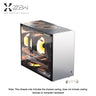 ZZAW C2 C2P M-ATX Computer Case Side Transparent MINI-ITX All Aluminum Desktop Office Small Chassis Supports Long Graphic Card