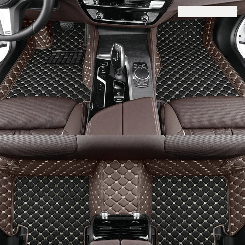 Custom Made Leather Car Floor Mats For Volkswagen VW Passat B6 2007 2008 2009 2010 2011 Carpets Rugs Foot Pads Accessories