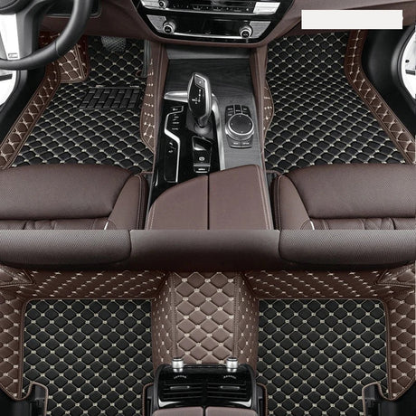 Custom Made Leather Car Floor Mats For Volkswagen VW Passat B6 2007 2008 2009 2010 2011 Carpets Rugs Foot Pads Accessories