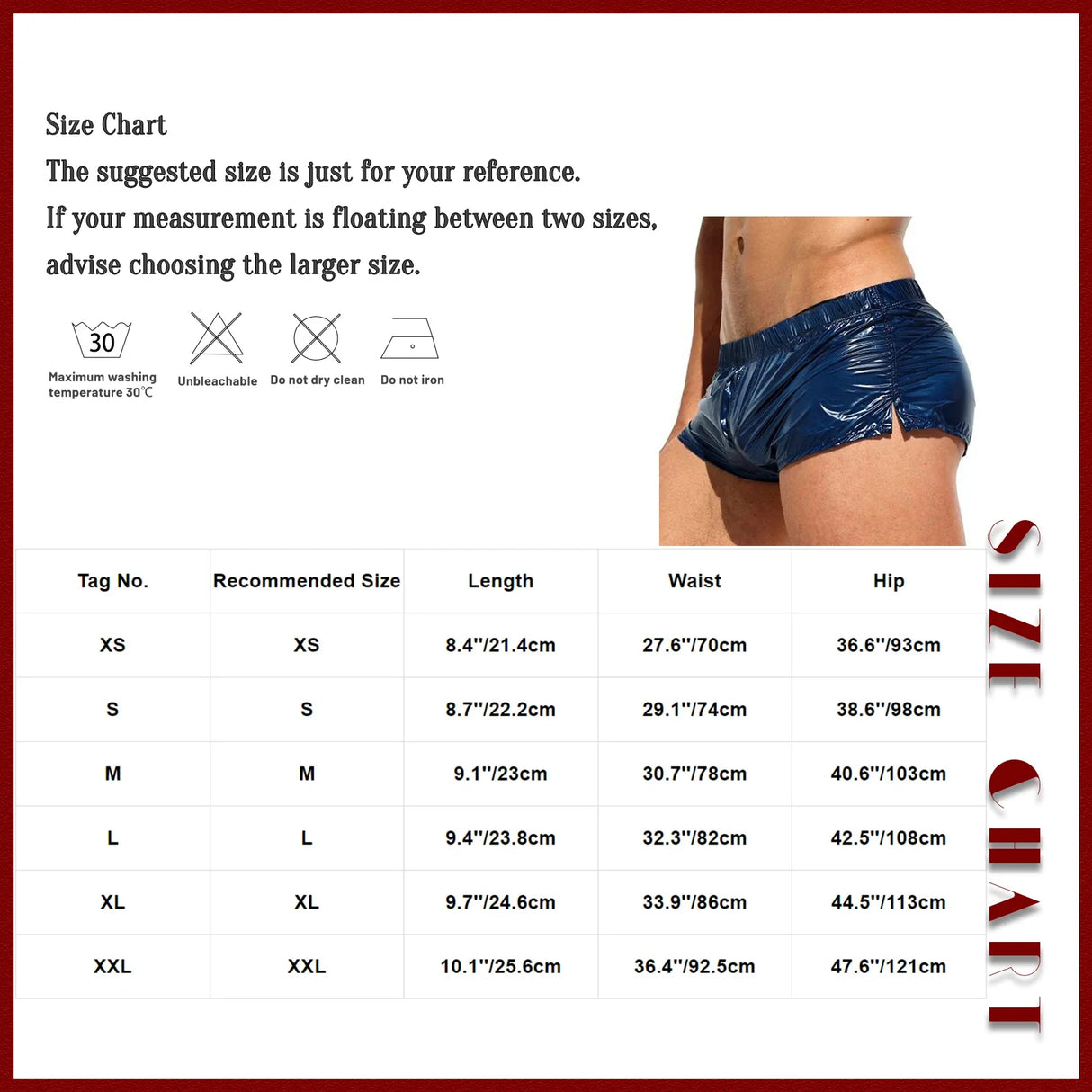 Swimwear Mens Low Rise Sides Slit Swim Shorts Solid Color Slim Fit Glossy Swimming Trunks Beach Pool Party Nightclub Costume